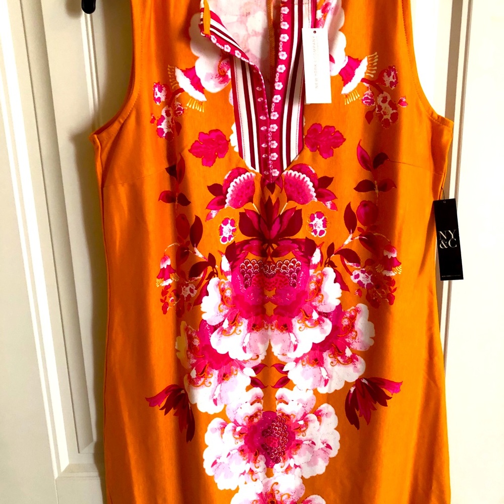 NWT : Beautiful Orange New York & Co Dress
